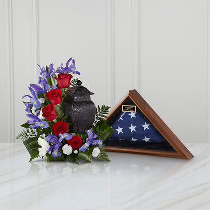 Patriotic Tribute Arrangement – FORGET ME NOT FLOWERS & GIFTS, Walnut Creek CA