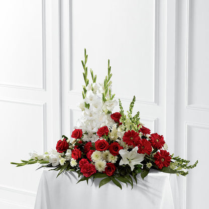 Crimson & White Arrangement – FORGET ME NOT FLOWERS & GIFTS, Walnut Creek CA