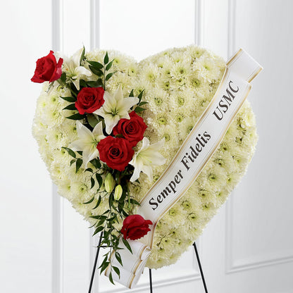 Heartfelt Hero Standing Heart – FORGET ME NOT FLOWERS & GIFTS, Walnut Creek CA