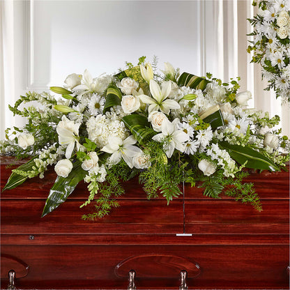 Abundance Casket Spray – FORGET ME NOT FLOWERS & GIFTS, Walnut Creek CA