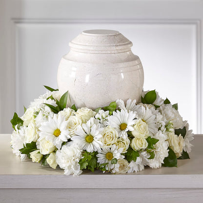 Ivory Gardens Cremation Adornment – FORGET ME NOT FLOWERS & GIFTS, Walnut Creek CA