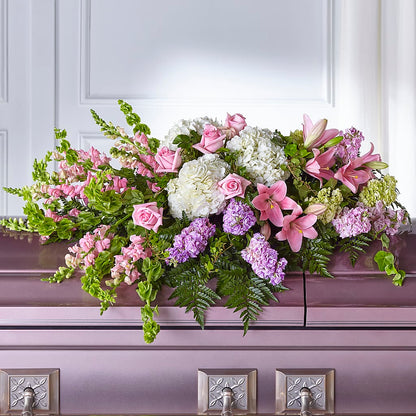 Life's Gratitude Casket Spray – FORGET ME NOT FLOWERS & GIFTS, Walnut Creek CA
