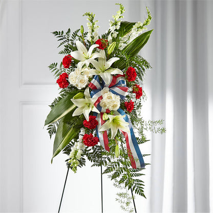 Stars of Life Standing Spray – FORGET ME NOT FLOWERS & GIFTS, Walnut Creek CA