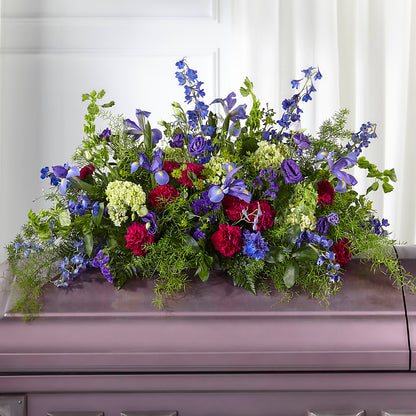 Always Treasured Casket Spray – FORGET ME NOT FLOWERS & GIFTS, Walnut Creek CA