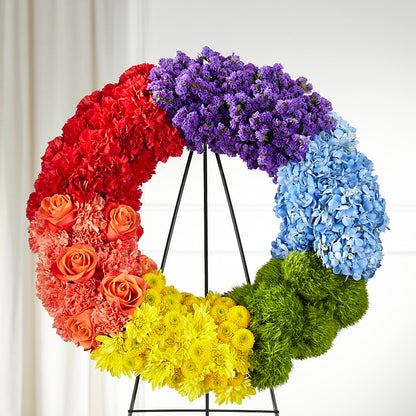 Circle of Love Wreath – FORGET ME NOT FLOWERS & GIFTS, Walnut Creek CA