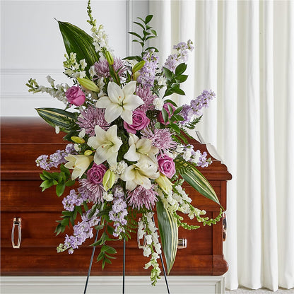 Grateful Hearts Standing Spray – FORGET ME NOT FLOWERS & GIFTS, Walnut Creek CA