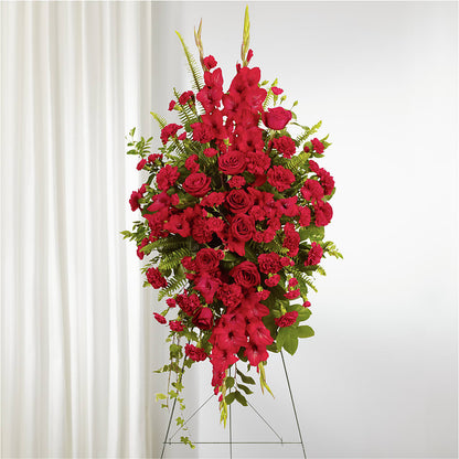 From the Heart Standing Spray – FORGET ME NOT FLOWERS & GIFTS, Walnut Creek CA
