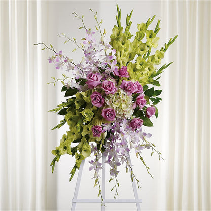 Lasting Legacy Standing Spray – FORGET ME NOT FLOWERS & GIFTS, Walnut Creek CA