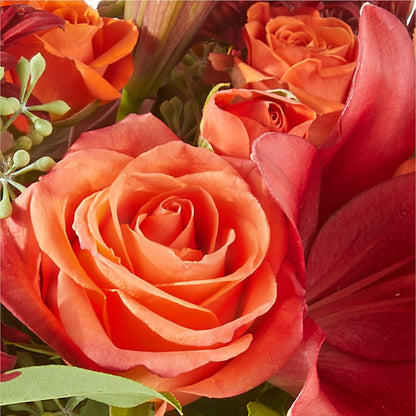 Crimson Leaves Bouquet – FORGET ME NOT FLOWERS & GIFTS, Walnut Creek CA