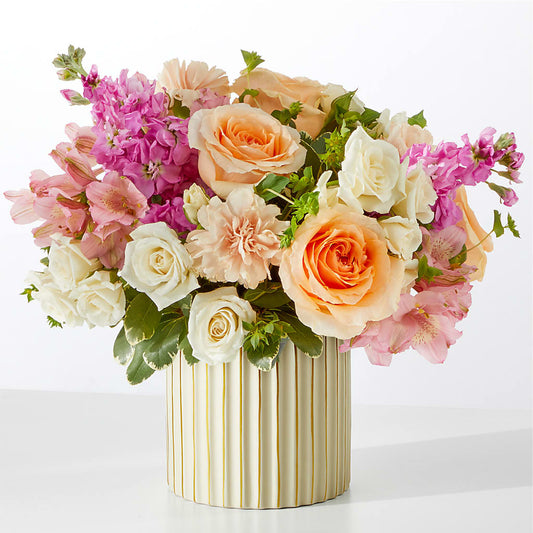 Paradise Bouquet with Ivory Vase – FORGET ME NOT FLOWERS & GIFTS, Walnut Creek CA