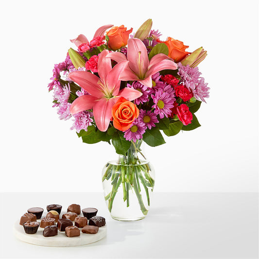 One and Only Bouquet and Chocolate Bundle – FORGET ME NOT FLOWERS & GIFTS, Walnut Creek CA