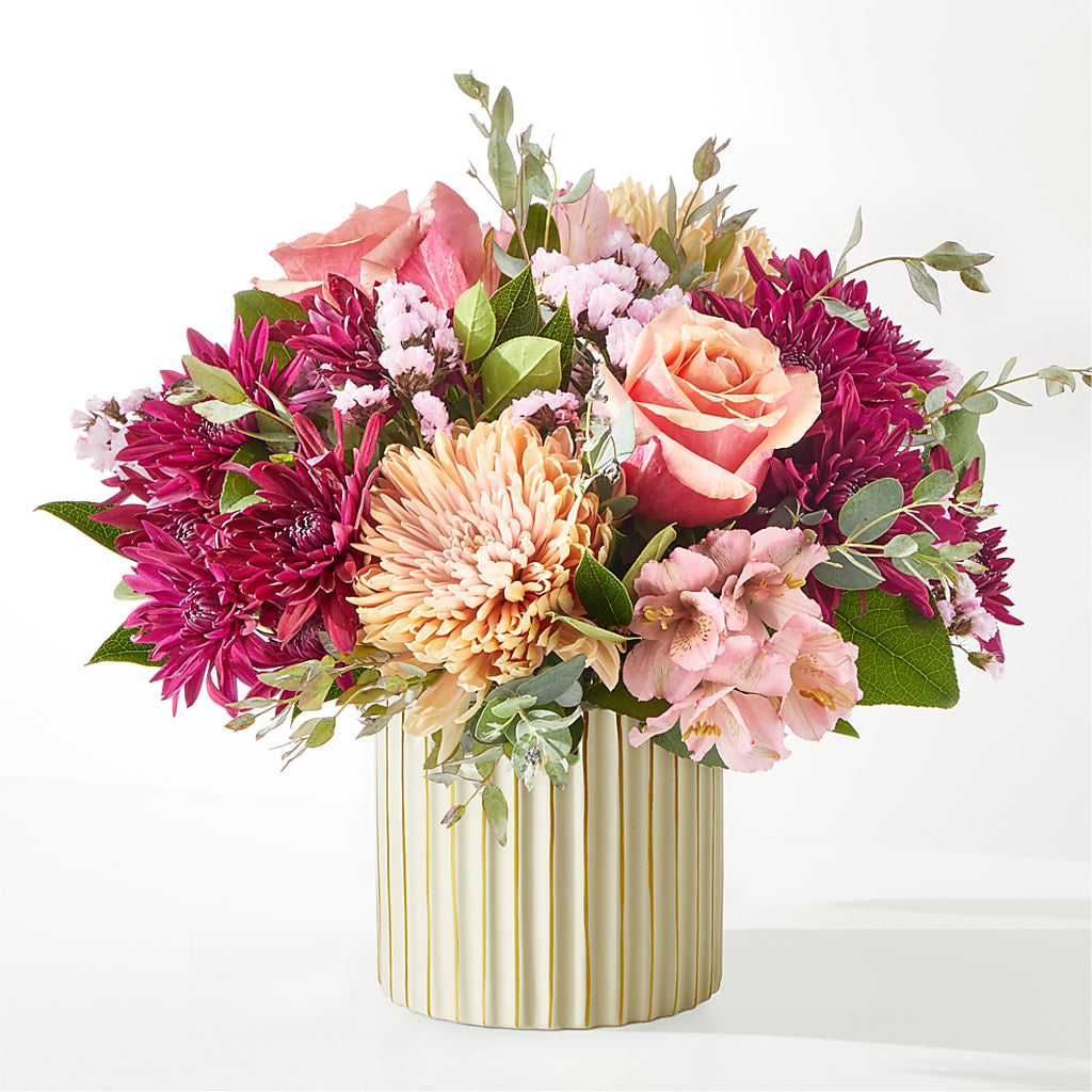 Berry Cobbler Bouquet with Ivory Vase – FORGET ME NOT FLOWERS & GIFTS, Walnut Creek CA