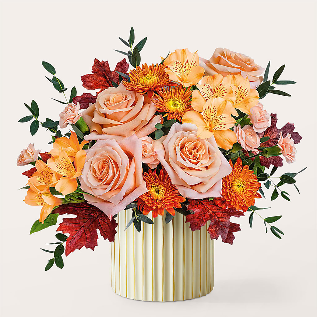 Spiced Latte Bouquet with Ivory Vase – FORGET ME NOT FLOWERS & GIFTS, Walnut Creek CA