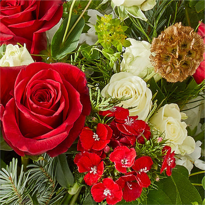 Deck the Halls Bouquet – FORGET ME NOT FLOWERS & GIFTS, Walnut Creek CA