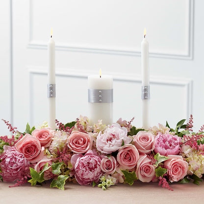 Worldwide Romance Unity Candle Arrangement – FORGET ME NOT FLOWERS & GIFTS, Walnut Creek CA