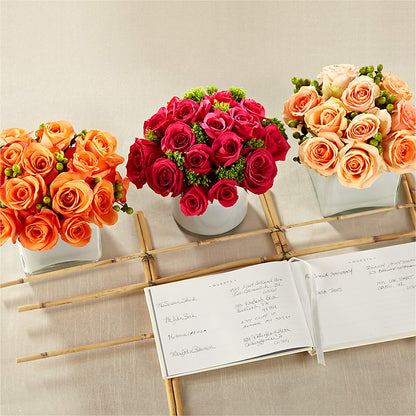 Dawn Rose Centerpiece – FORGET ME NOT FLOWERS & GIFTS, Walnut Creek CA
